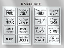 Graduation Candy Bar Sign Labels Party Decorations PRINTABLE