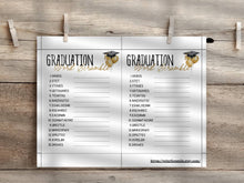 Graduation Word Scramble Game Printable College Graduation Party