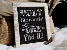 Holy Guacamole She Did It Sign Printable Graduation Party Decorations Fiesta