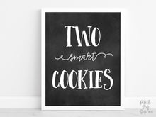 Two Smart Cookies Sign, Graduation Party Sign, Chalkboard Decor, PRINTABLE, Grad Party Decor