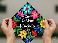 La Latina Educada Grad Cap Topper Printable, Graduation Cap Decor, Spanish Grad Cap, Educated Latina Graduation Cap, Class of 2026
