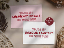 Galentines Day Card Funny PRINTABLE Trendy Bestie