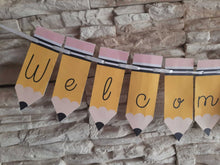 Welcome Back To School Banner Pencil PRINTABLE