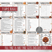 Thanksgiving Games For Adults Printable