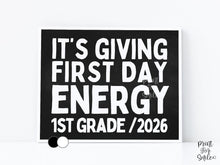 Funny First Day of 1st Grade Sign Printable, Back to School Sign, Clean + Chalkboard 1st Day First Grade Poster for Boy or Girl