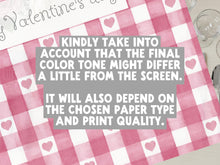 Watercolor Valentine's Day Placemat Personalizable PRINTABLE Kids Party Decor, Custom  Name, Hearts, Editable PDF, Birthday