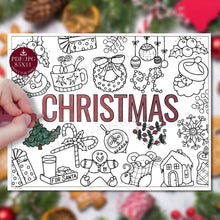 Christmas Coloring Placemats PRINTABLE Page