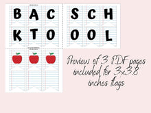 Back To School Banner  PRINTABLE