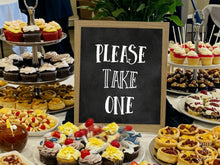 Please Take One Sign PRINTABLE, Chalkboard Graduation Sign, Party Decorations, Grad Party Decor