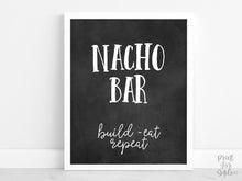 Nacho Bar Sign PRINTABLE Grad Party Decor, Graduation Sign, Chalkboard Decorations