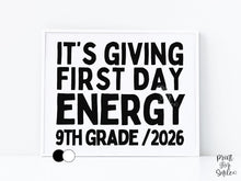 Funny First Day of 9th Grade Sign Printable, Back to School Sign, Clean + Chalkboard 1st Day Ninth Grade Poster for Boy or Girl