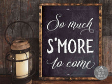 Graduation S'more Sign Party Decorations, Printable Chalkboard S’mores Bar Sign