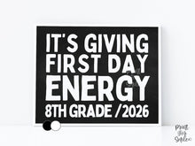Funny First Day of 8th Grade Sign Printable, Back to School Sign, Clean + Chalkboard 1st Day Eighth Grade Poster for Boy or Girl
