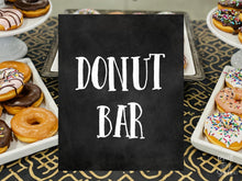 Donut Bar Sign, PRINTABLE Graduation Sign, Chalkboard Graduation Party Decorations, Table Sign, Grad Party Decor