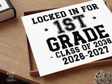 First Day Of 1st Grade Sign Boy Girl Printable, 1st Day First Bold Clean Minimalist Back To School Sign