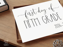 First Day Of 5th Grade Sign Fifth PRINTABLE Back To School Sign Photo Prop