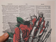 Halloween Wall Art PRINTABLE Skeleton