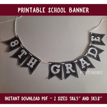 First Day Of 8th Grade Banner PRINTABLE