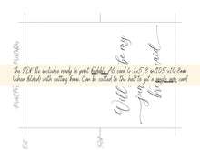 Will You Be My Junior Bridesmaid Card PRINTABLE A6