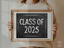 PRINTABLE Class Of 2025 Sign Graduation Sign, Grad Party Decor, Photo Prop Sign