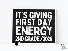 Funny First Day of 2nd Grade Sign Printable, Back to School Sign, Clean + Chalkboard 1st Day Second Grade Poster for Boy or Girl