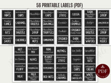 Hot Chocolate Bar PRINTABLE Labels Sign Kit