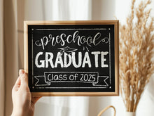 Preschool Graduate Sign Printable 2025 Graduation