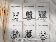 Dog Dad Card Happy Fathers Day Gift Printable Cute Greeting Pawthers