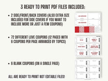 Love Coupon Book Printable Coupons