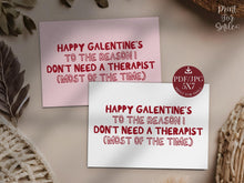 PRINTABLE Funny Galentines Day Card, Trendy Bestie Card, BFF Gift
