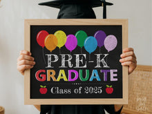 Pre-K Graduation Sign PRINTABLE Graduate 2025, Last Day Of Pre-K Photo Prop