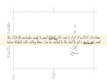 Will You Card Will You Be My Card PRINTABLE Wedding Cards PDF A6