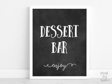 Graduation Dessert Bar Sign, PRINTABLE Graduation Sign, Chalkboard Graduation Party Decorations, Table Sign, Grad Party Decor