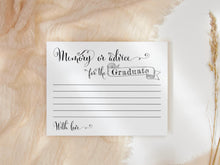 Graduation Memory Cards Advice PRINTABLE Party Decorations