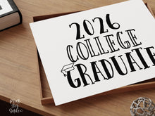 2026 College Graduate Sign PRINTABLE, Graduation Party Decor, Photo Booth