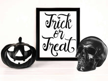 Trick Or Treat Sign PRINTABLE Halloween Print Wall Art Decor Poster
