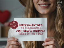 PRINTABLE Funny Galentines Day Card, Trendy Bestie Card, BFF Gift