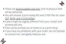 Happy Halloween Print Wall Art Decor Witch Sign PRINTABLE