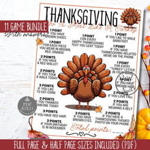 Thanksgiving Games For Adults Printable
