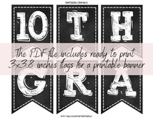 First Day Of 10th Grade Banner PRINTABLE