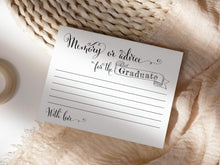 Graduation Memory Cards Advice PRINTABLE Party Decorations