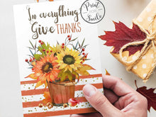 Thanksgiving Cards Set PRINTABLE