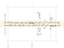 Will You Read At Our Wedding Card PRINTABLE A6