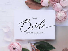 To My Bride On Our Wedding Day Card PRINTABLE