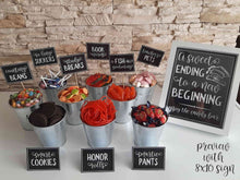 Graduation Candy Bar Labels Sign Buffet PRINTABLE