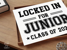 First Day Of Junior Year Sign Boy Girl Printable, 1st Day 11th Grade Bold Clean Minimalist Back To School Sign