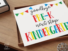 Colorful Pre-K Graduate Sign, Last Day Of School Printable, Minimal School Photo Prop