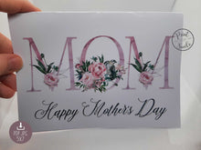 Happy Mothers Day Card From Daughter Son Kids Printable