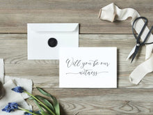 Will You Be Our Witness Card PRINTABLE A6