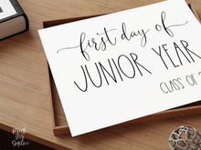 First Day Of Junior Year Sign PRINTABLE Back To School Sign Photo Prop